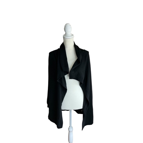 THEORY Maritza B New Steady Wool Black Cardigan - Picture 2 of 15